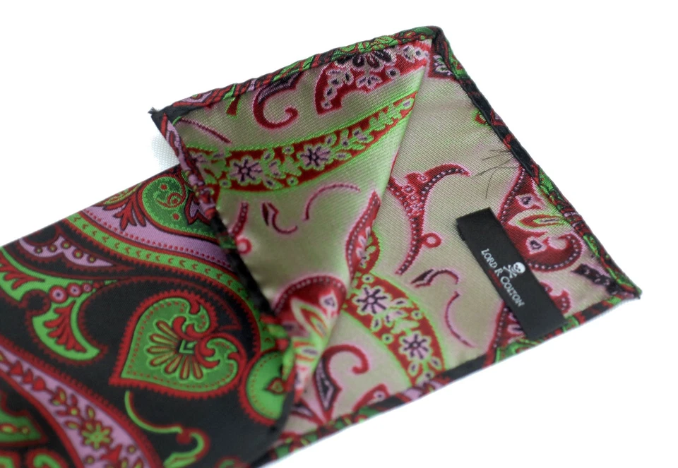 Cuadrado de Bolsillo Lord R Colton Masterworks - Upsala Onyx Rosa Seda - $75 Minorista Nuevo Foto 2 de 4