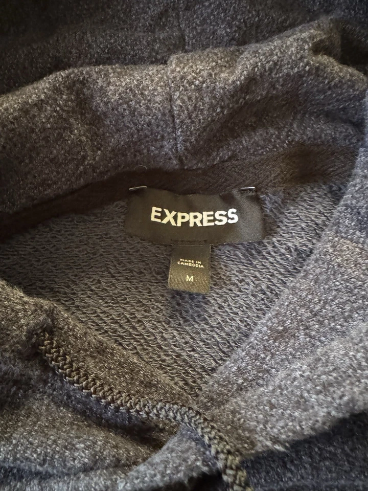 Sudadera con capucha para mujer Express talla mediana polar Foto 3 de 4