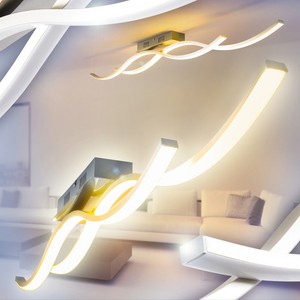 LED Design Wandstrahler Leuchte Lampe Flur Diele Wohn Schlaf Zimmer Küche gold
