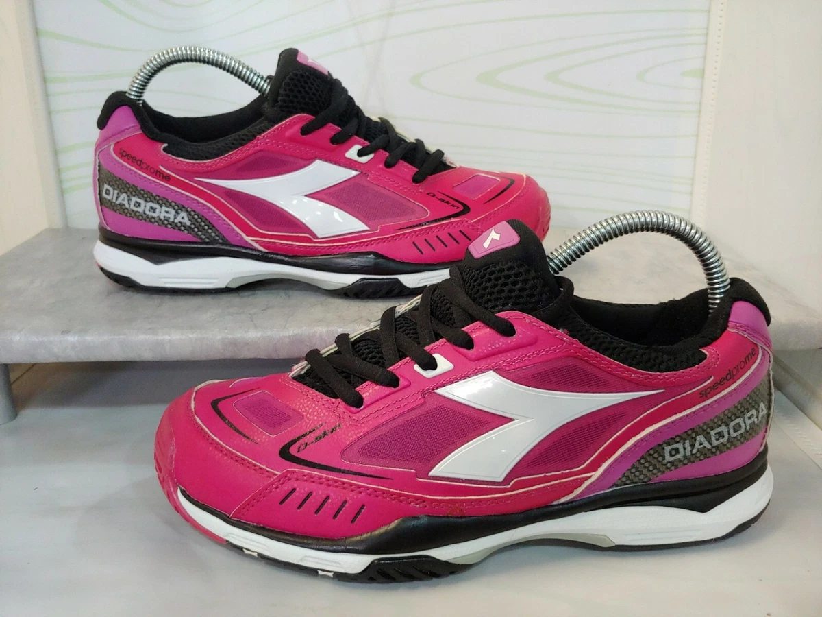 Diadora Speedprome Ortholite D Skin Pink Black White Sneakers Women s Size 6