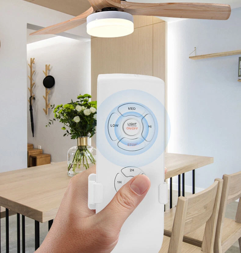 Universal Wireless Remote Control and Receiver Kits for Ceiling Fan Lamp Home - Image 3 of 4