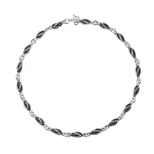 Summertime Flip Flop Sandal Link .925 Sterling Silver Anklet