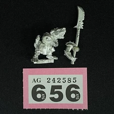 SKAVEN STORMVERMIN METAL OOP HALBERD WARHAMMER AGE OF SIGMAR THE OLD WORLD