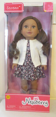 Newberry Serena 18 Inch Doll Brown Hair Brown Eyes New In Box