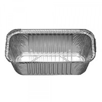 100 Aluschalen Eckig 1500 Ml 25,2X13,2X7 Cm - Perfekt FüR Catering