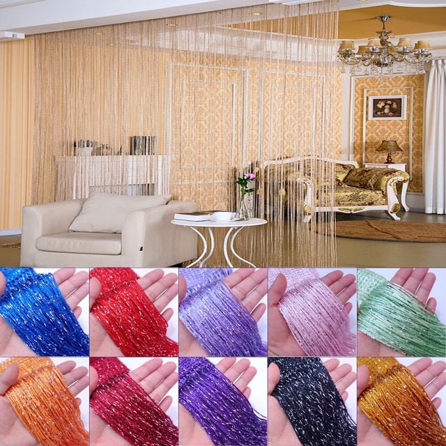 glitter string door curtain