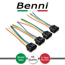 Benni 4X IGNITION COIL WIRING HARNESS FOR SKODA OCTAVIA SUPERB 1.8 T MFPC26WIRx4