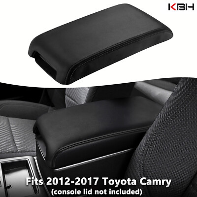 Fits 2012-2017 Toyota Camry Leather Center Console Lid Armrest - Foto 2