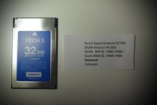 Scheda di memoria Tech2 32 MB SAAB versione 44.000 veicoli dal 1988 al 1998 testata