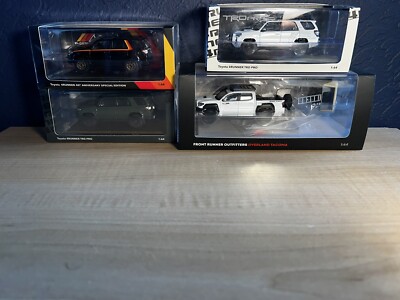 GCD DiecastTalk Exclusive 1/64 Toyota 4Runner And Toyota Tacoma Lot
