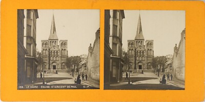 Frankreich Le Havre Kirche Sankt Vincent De Paul Foto Stereo Analog PL60L12