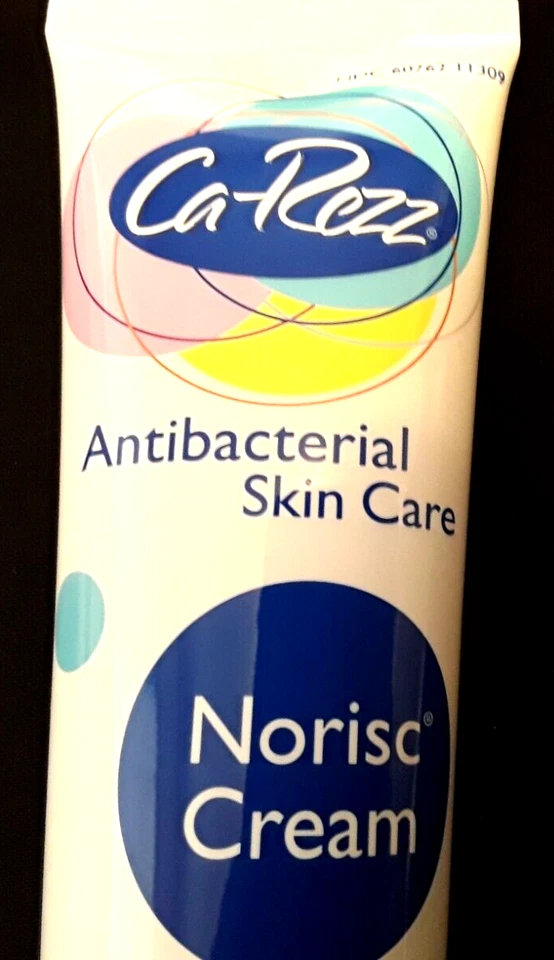 Creme Norisc antibacteriano para cuidados com a pele Ca-Rezz 9,7 oz 4 pacotes novo lacrado validade 5/23 - Imagem 2 de 4