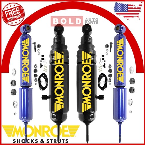 MONROE Front Shocks Absorbers & Rear Air Adjustable Shock 4PCS Set For Ford E150 eBay