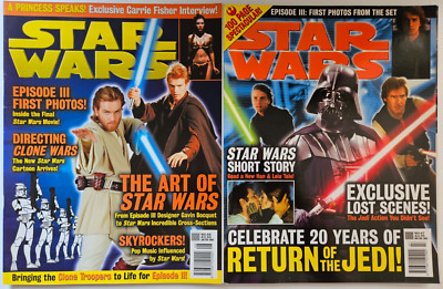 Star Wars Magazine issues 47 & 48 Clone wars Episode III Return of Jedi
