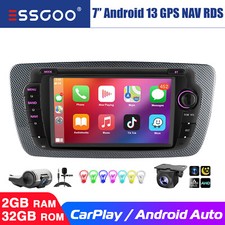 Für Seat Ibiza MK4 6P1 6J5 09-13 Carplay Autoradio 2+32G Android 14 GPS DVR Kam