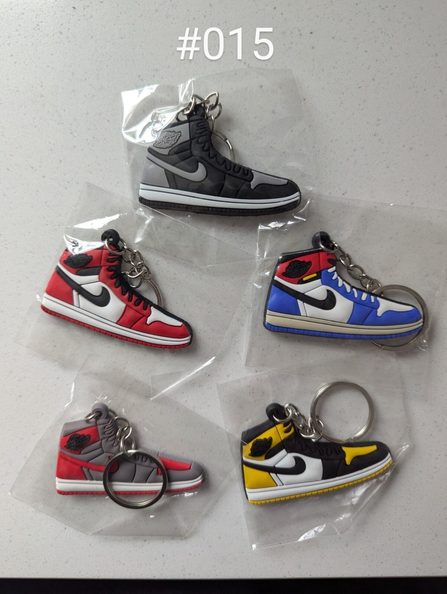 Nike Air Jordan Mini Trainer 2D Keyrings X5 UK