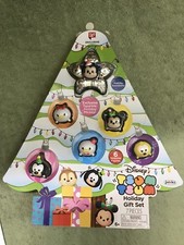 Disney Tsum Tsum Holiday Gift Set w/Tsparkle Holiday Mickey  6 Seasonal Figures