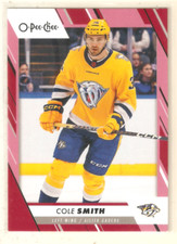 Cole Smith 2023-24 O-Pee-Chee Red Border Parallel #381 Predators