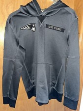 Nike New England Patriots Hoodie Youth L Green Pullover Salute to Service B43