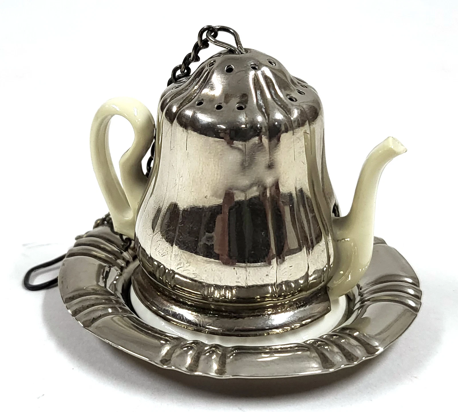 Vintage Silverplate Tea Infuser – Original Vintage Condition
Opens in a new window or tab