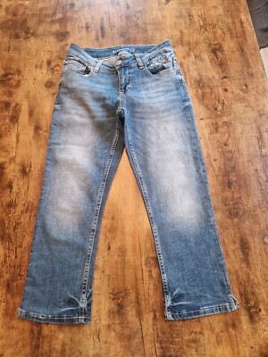   Jeans 26 / 21  Hose Damen 3/4 Blue Fire Co  