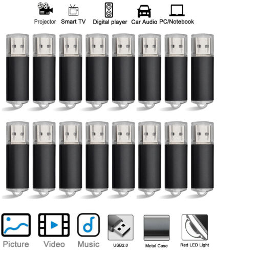 1-50 pièces lot 1G 2G 4G 8G 16G 32G USB 2.0 clé USB 2.0 clé USB clé USB - Photo 1 sur 12