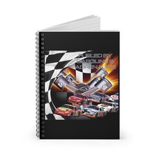 Fueled by Gasoline  Adrenaline - Spiral Notebook - Ruled Line