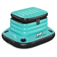 Hydro-Force Glacial Sport 9.43 Gallon Inflatable Floating Cooler, Teal(Open Box)