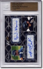 Brandon Morrow * Travis Buck * Rookie Autograph BGS Auto RC 1/2