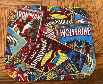 Avengers Retro Comic Books Mouse Pad Office Accessory  Custom Gift