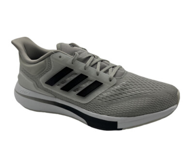Men's adidas EQ21 Metal Grey Running Shoe New Athletic Sneaker Sz 10
