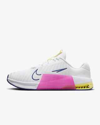 Nike Metcon 9 White Fierce Pink Deep Royal Blue Yellow DZ2617-102