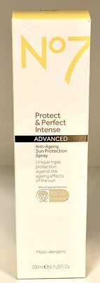 No7 PROTECT & PERFECT INTENSE ADVANCED Anti Aging SONNENSCHUTZ SPRAY 200 ml