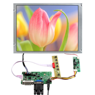 DVI VGA LCD Controller Board 12.1inch 1024X768 TN 650nit Outdoor LCD Display