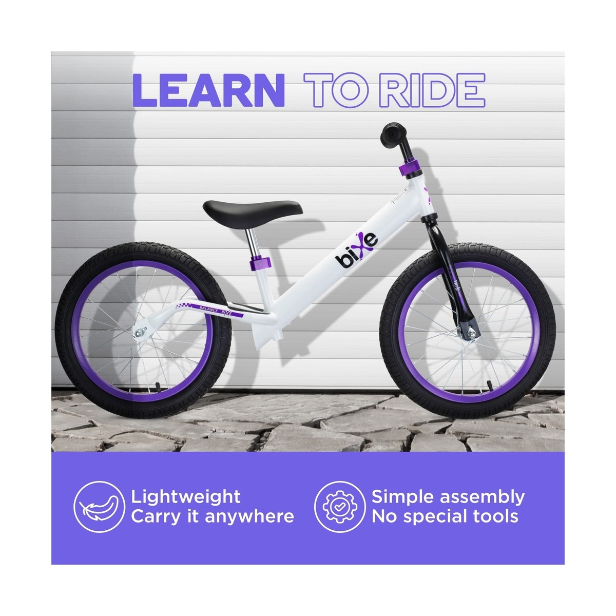 Bixe Balance Bike: for Big Kids Aged 4, 5, 6, 7, 8 and 9