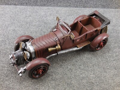 Metal Tinplate 1929 Bentley Blower British Racing Car Toy Model 15'' long