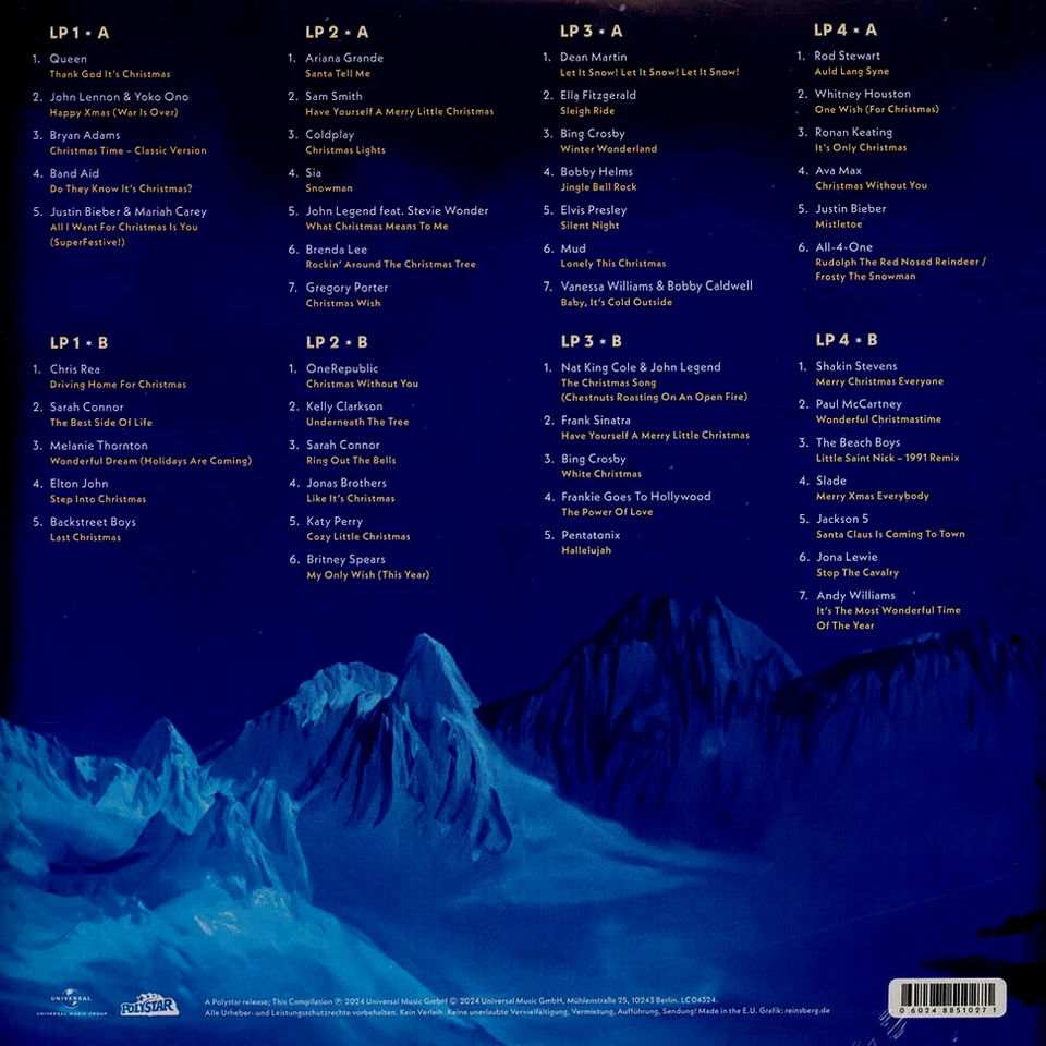 Rock Christmas - The Very Best Of   4LP Vinyl  New  2024 OVP - Bild 2 von 2