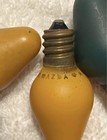 55 Vintage Christmas Lights Lot Mostly GE C-7 C7 Bulbs USA Matte Flat Finish Old — photo 3