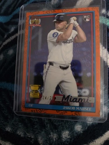 2026 Topps Series 2 Jakob Marsee Orange (RAW)