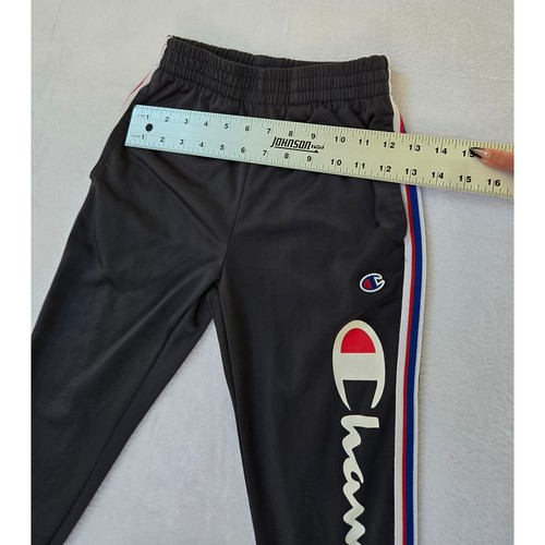 Champion Sweatpants 2 pair bundle lot boys Small Black and Gray - Picture 4 of 8