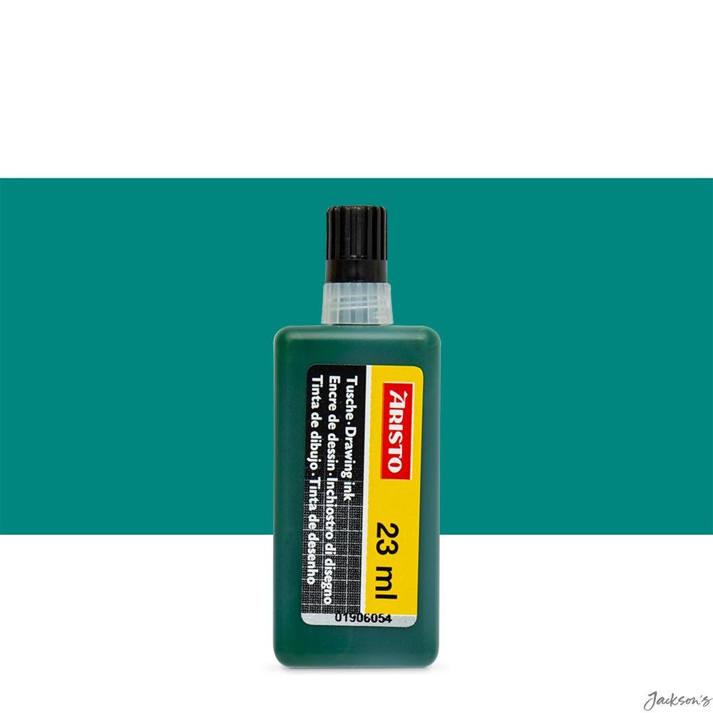 Aristo Technical Pen Drawing Ink Refill Bottle 23ml Green Drafting Pens