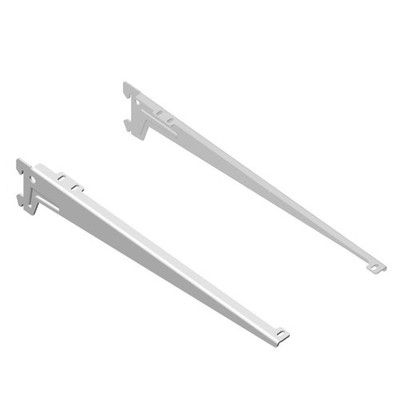 10300-00040= Winkelträger Li+Re T 330 mm weiß RA 50 Element System Winkelkonsole
