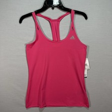 Adidas Women's Techfit Climacool Tank Top Size Medium Fuchsia Pink Athletic NWT