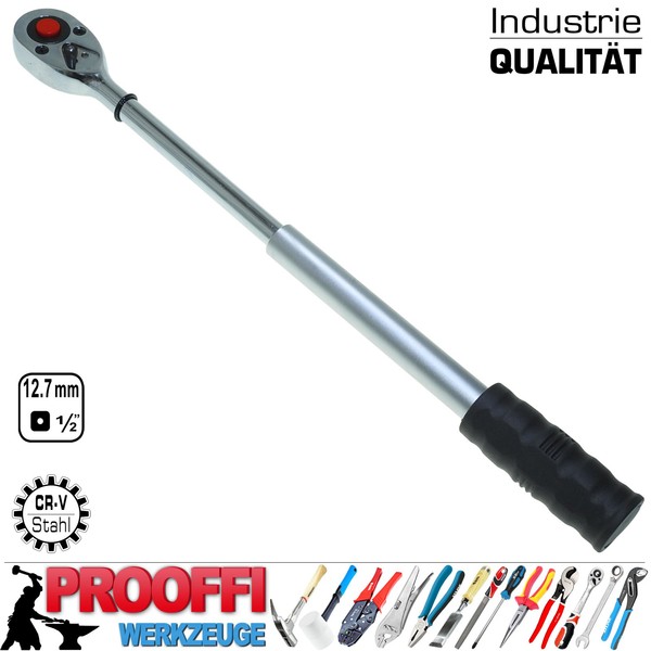 "Profi Teleskop Ratsche Umschaltknarre 1/2\" Knarre Robust Ausziehbar 490Mm Lang"-image