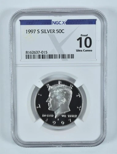 1997-S Kennedy Half Dollar Silver Proof 10 UCAM NGC X NGCX *6522