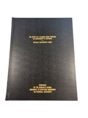 Effect of Music Program on Listening Matilda Crain 1974 Doctoral Dissertation