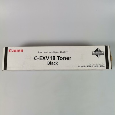 Canon C-EXV 18 Original Schwarz Tonerkassette Brandneu Versiegelt