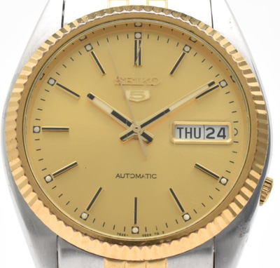 7S26 SEIKOファイブ OH済み 数字ダイヤル ガラス傷無し 海外モデル Exc+5] Vintage SEIKO 7s26-0224 Gold Dial 35mm JAPAN | eBay