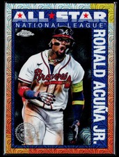 2025 Topps #90ASC-29 Ronald Acuña Jr. Base 35th Anni Chrome AS Or Refract