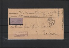 A936) Deutsches Reich Nachnahme Beleg Hameln nach Behrensen Diedersen 1897
